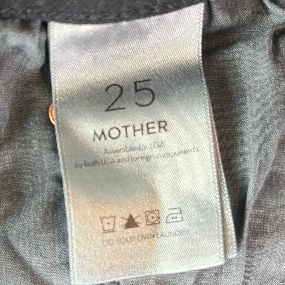 Mother The Insider Ankle High Rise Bootcut Jeans in Holding Hands Dark Wash - Picture 9 of 12